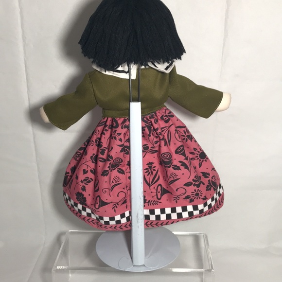 MARY ENGELBREIT Vintage 1990s Megan Cloth Doll w/ Dress and Sweater Outfit - Picture 3 of 6